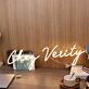 Chez Verity Yellow Neon Sign