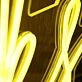 Drinks Yellow Neon Sign