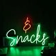 Snacks Custom Neon Sign