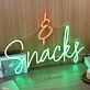 Snacks Custom Neon Sign