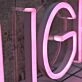 Live Light Purple Neon Sign