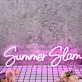Summer Slam Purple Neon Sign
