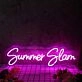 Summer Slam Purple Neon Sign