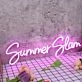 Summer Slam Purple Neon Sign