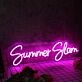 Summer Slam Purple Neon Sign