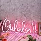 Oh La La Red Neon Sign