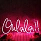Oh La La Red Neon Sign