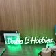 Double B Hobbies Green Neon Sign