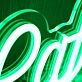 Moby's Cafe Green Neon Sign