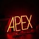 Apex Red Neon Sign