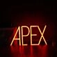 Apex Red Neon Sign