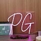 PG Purple Neon Sign