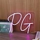 PG Purple Neon Sign