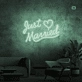 Just Married Neon Sign