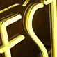 Byrd Rest Yellow Neon Sign