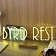Byrd Rest Yellow Neon Sign