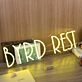 Byrd Rest Yellow Neon Sign