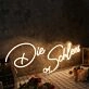 Die Schlees Yellow Neon Sign