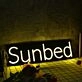 Sun bed Yellow Neon Sign