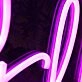 Howdy Bitch Purple Neon Sign