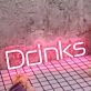 Drinks Red Neon Sign
