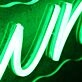 Downtown Joes Green Neon Sign