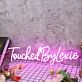 Touched By Lexie Purple Neon Sign