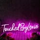 Touched By Lexie Purple Neon Sign