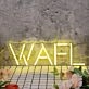 WAFL Yellow Neon Sign
