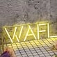 WAFL Yellow Neon Sign