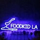 Food Kid LA Blue Neon Sign