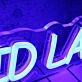 Food Kid LA Blue Neon Sign
