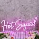 Hot Squad Purple Neon Sign