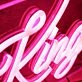 Ava Leigh King Red Neon Sign