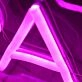 Palm Bi*ch Purple Neon Sign
