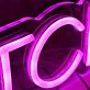 Palm Bi*ch Purple Neon Sign