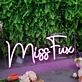Miss Fux Purple Neon Sign