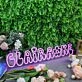 Clairaoke Purple Custom Neon Sign