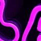 Clairaoke Purple Custom Neon Sign