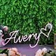 Avery Purple Neon Sign