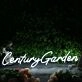 Century Garden White Neon Sign