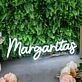 Margaritas White Neon Sign