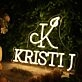 Kristij Yellow Neon Sign