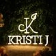 Kristij Yellow Neon Sign