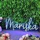 Mariska Blue Neon Sign