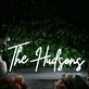 The Hudsons White Neon Sign
