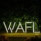 WAFL Yellow LED Neon Sign