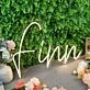 Finn Yellow Neon Sign