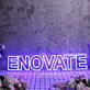 Enovate Blue Neon Sign