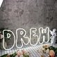 Drew White Custom Neon Sign